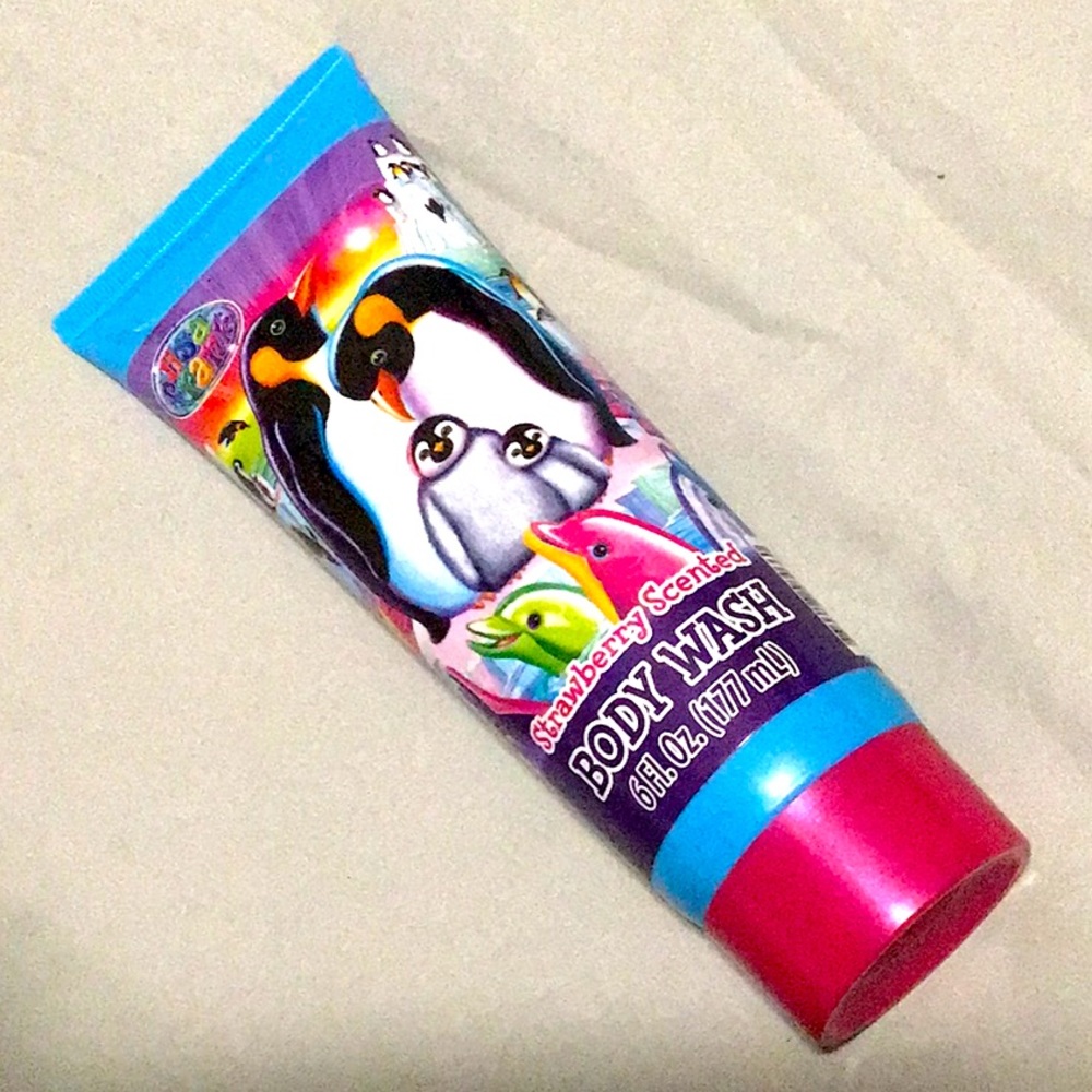 NWOT Lisa Frank Strawberry Scented Body Wash